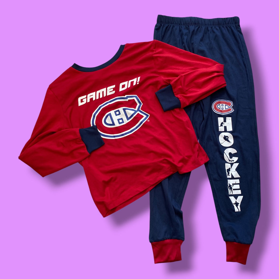 canadians pajamas, 4/5y