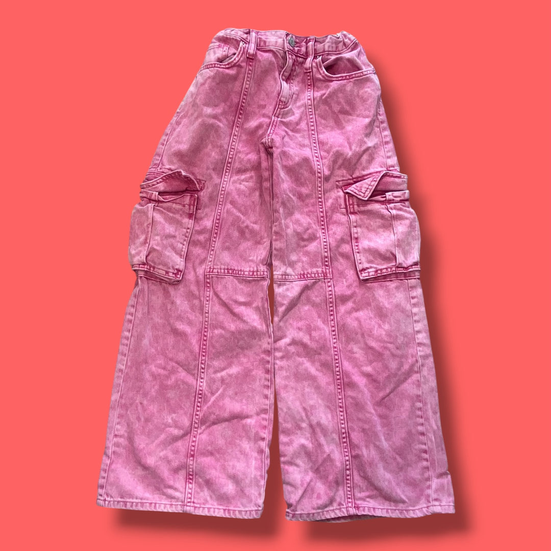 pink Old Navy denim, 12y