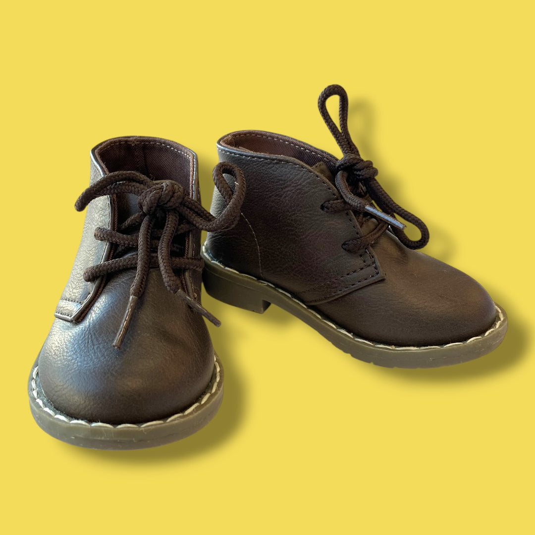 Brown The Childrens Place Ankle Boot, 5.0