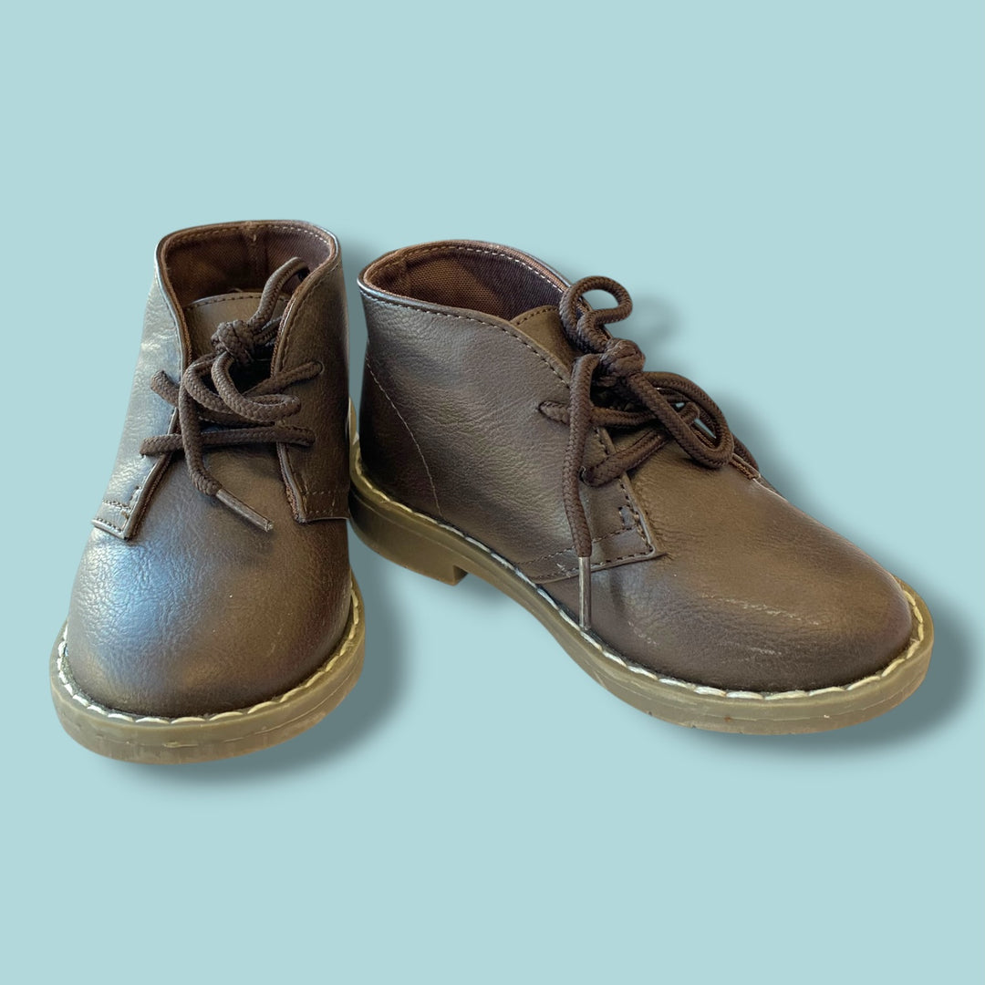 Brown The Childrens Place Ankle Boots, 9.0