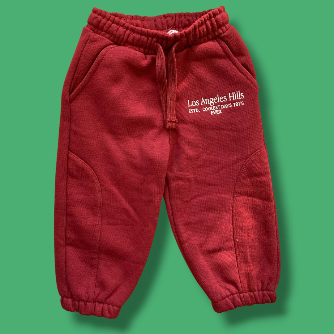 Red Zara NWT Joggers, 18m