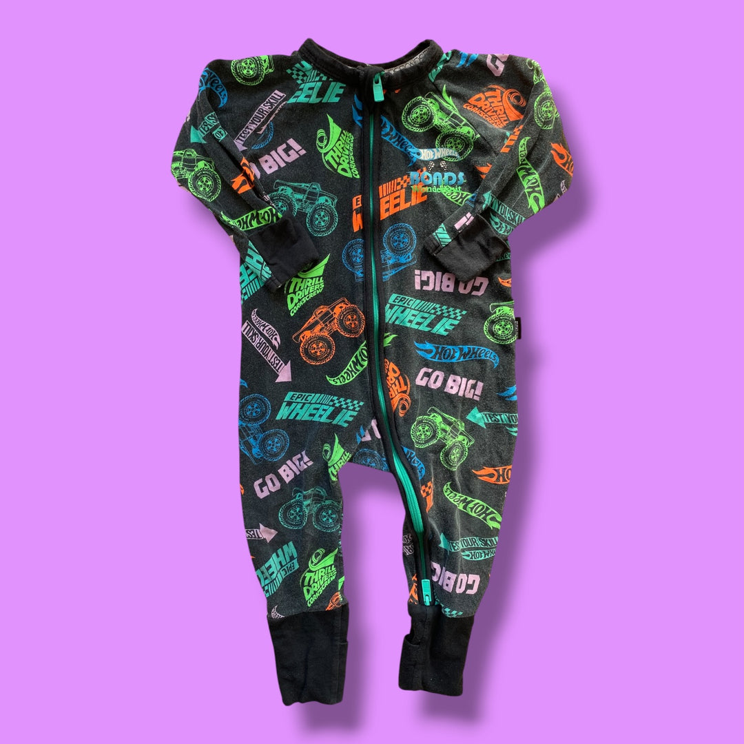 Black Bonds Romper, 6-12m
