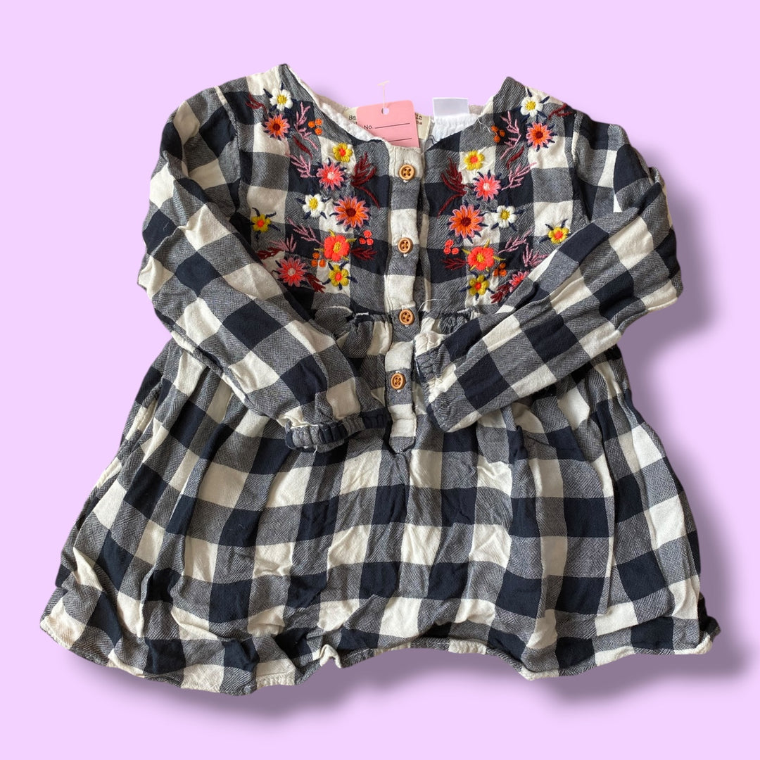 Blue Zara Dress, 9-12m