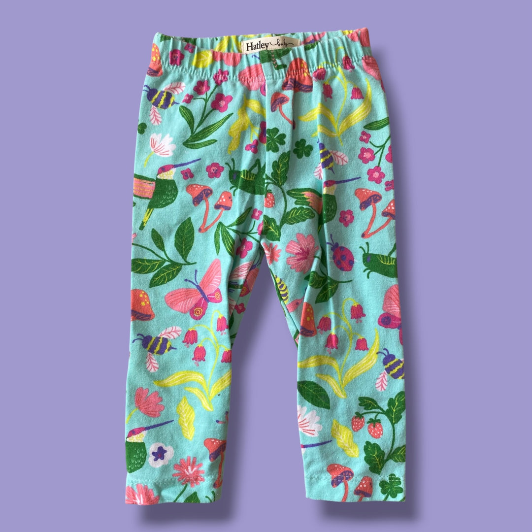 Green Hatley Legging, 3-6m