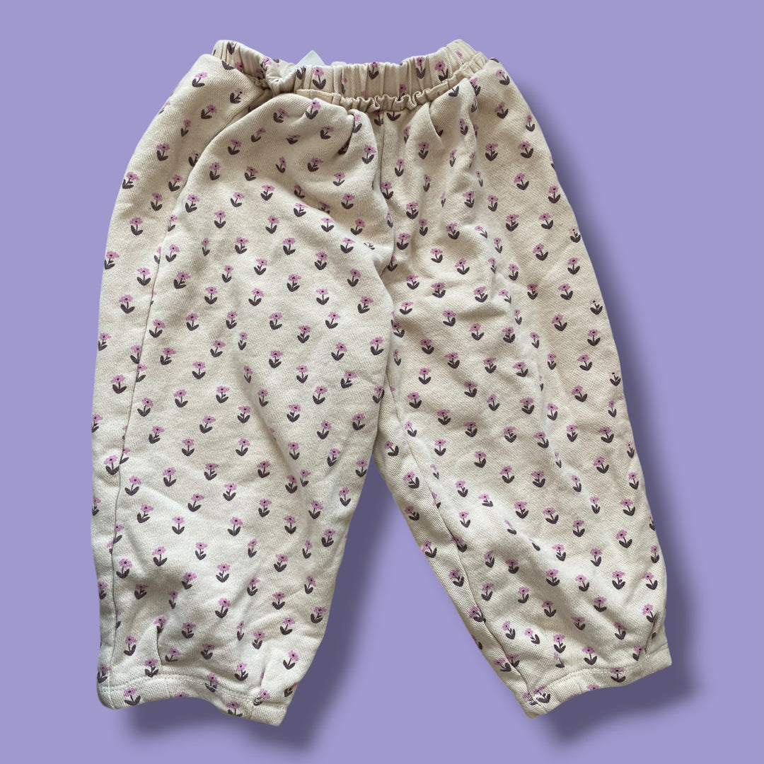 Cream Zara Joggers, 4Y (fits 2-3Y)