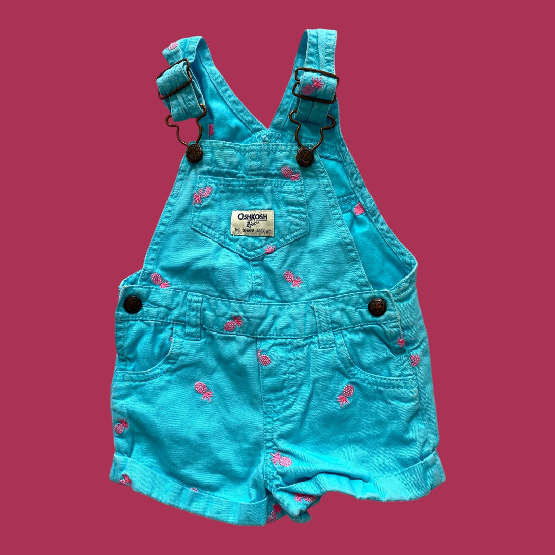 Blue Oshkosh Shorties, 6m
