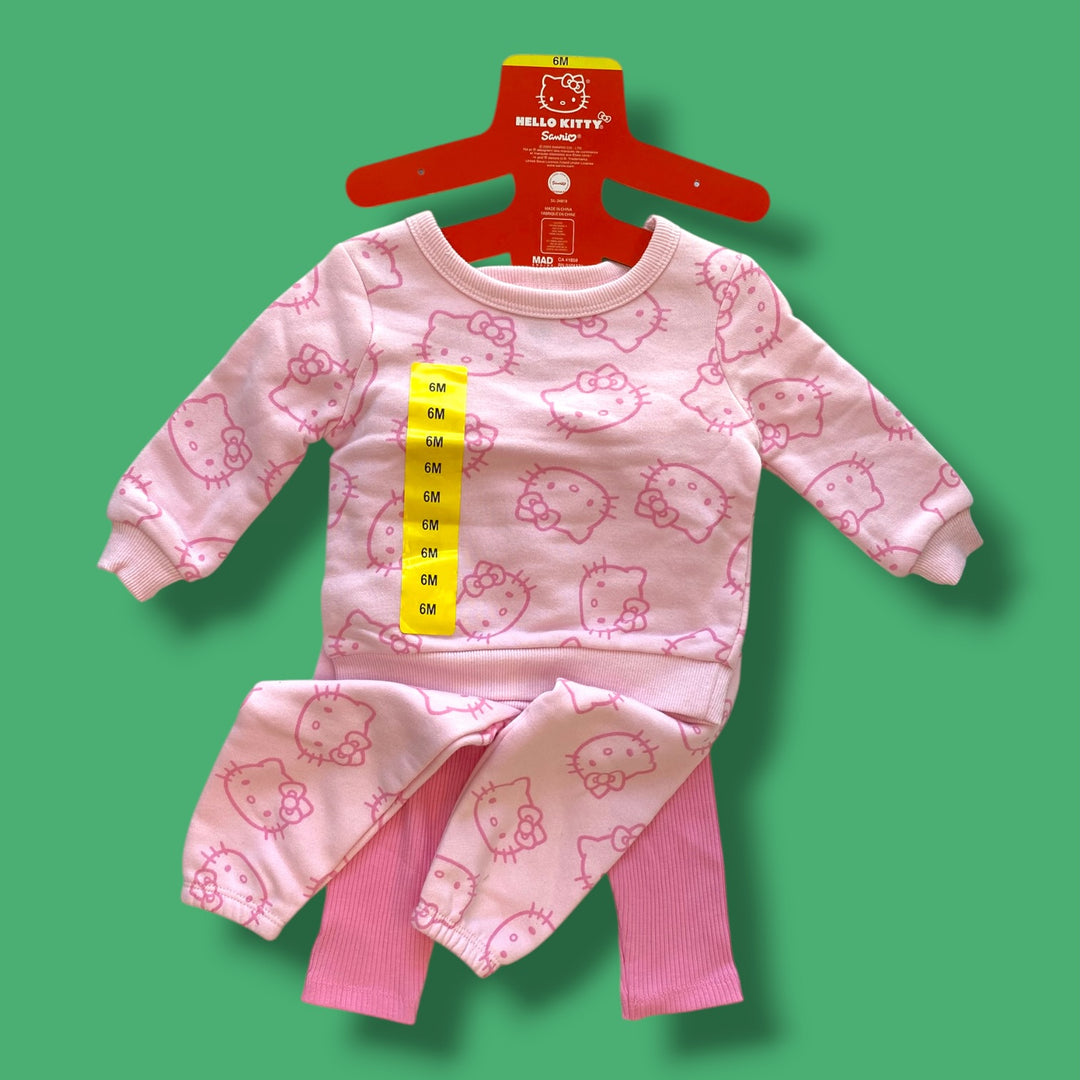 Hello Kitty NWT Pink Set, 6m