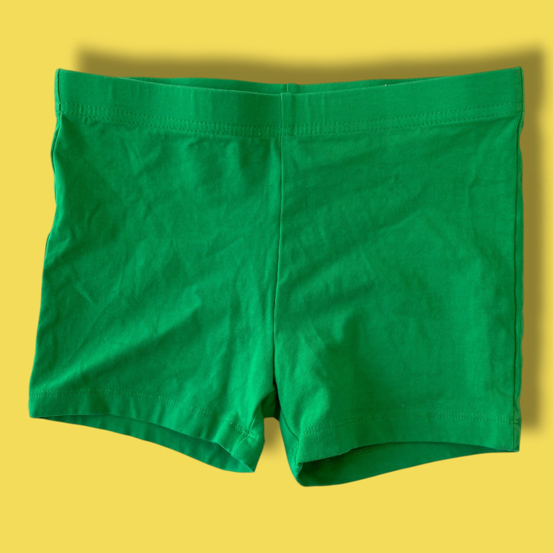 Green joe shorts, 7-8Y