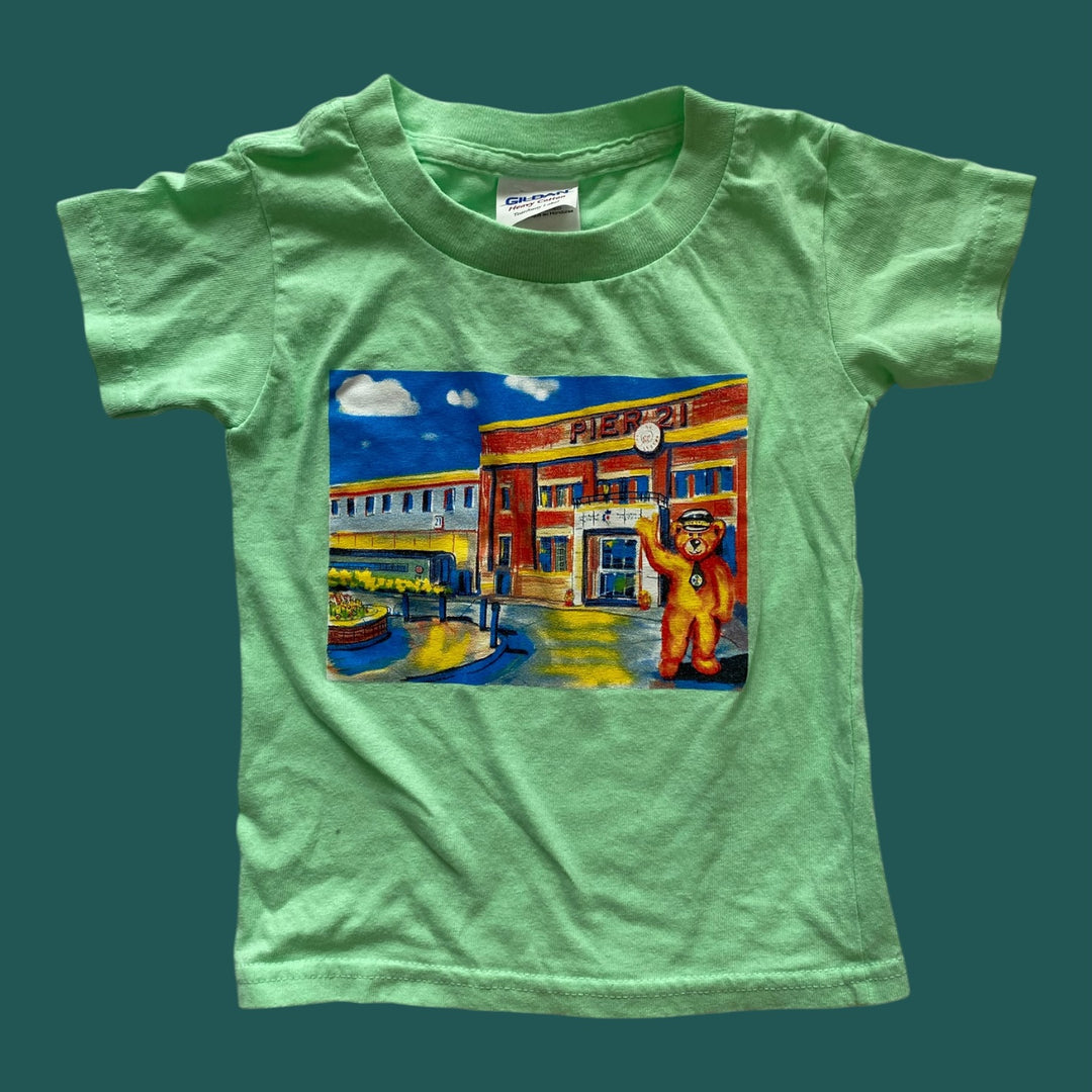 Green Small Shop Shirt, 2Y