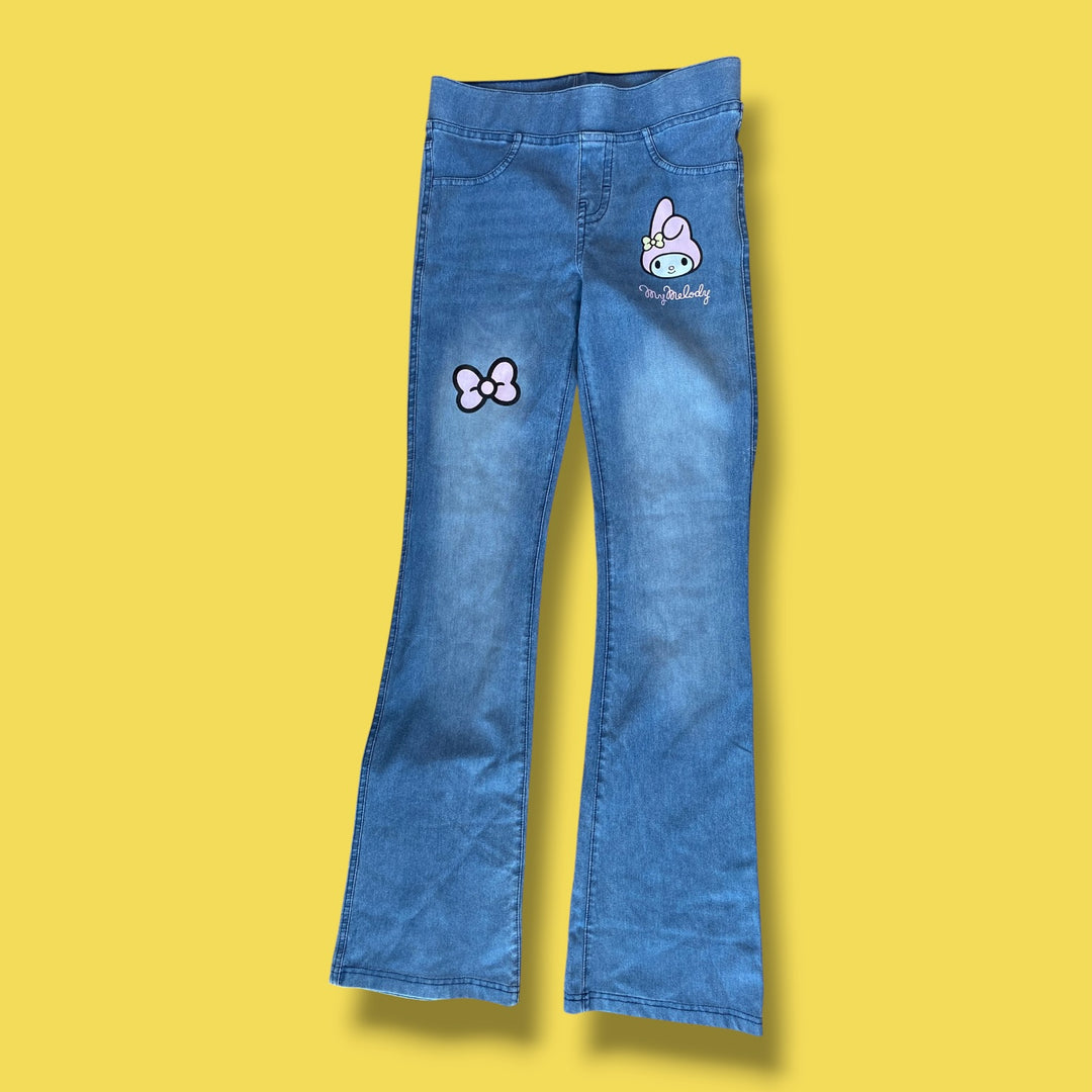 Blue H&amp;M Soft Denim Flare, 11-12Y