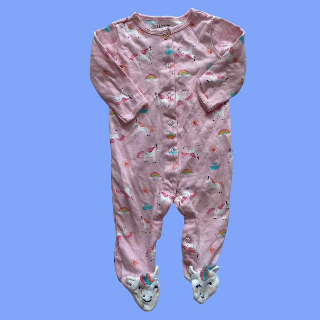 Pink Carters Sleeper , 6m