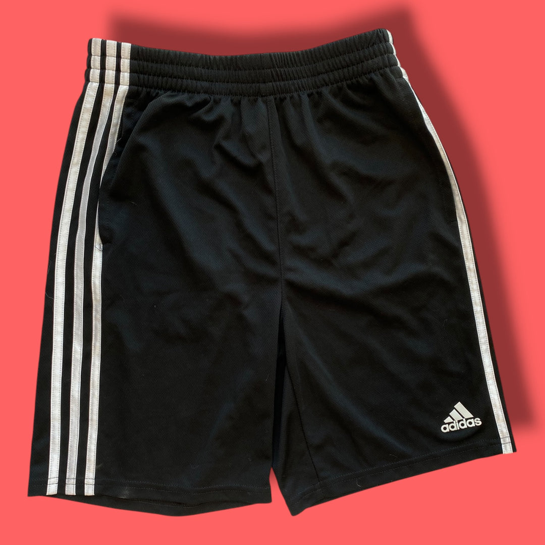 black adidas shorts, 14-16Y