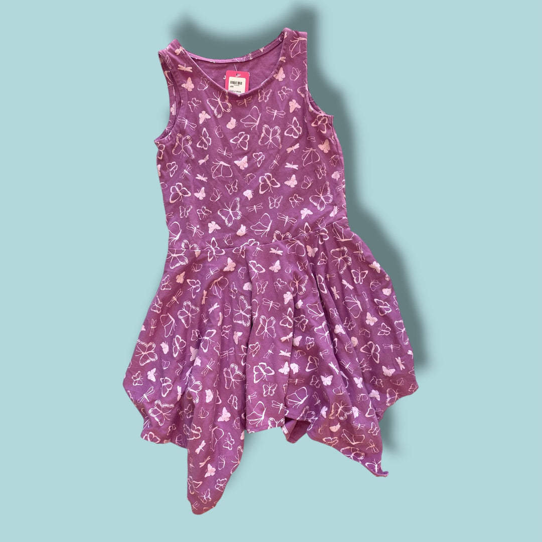 purple joe dress, 6y
