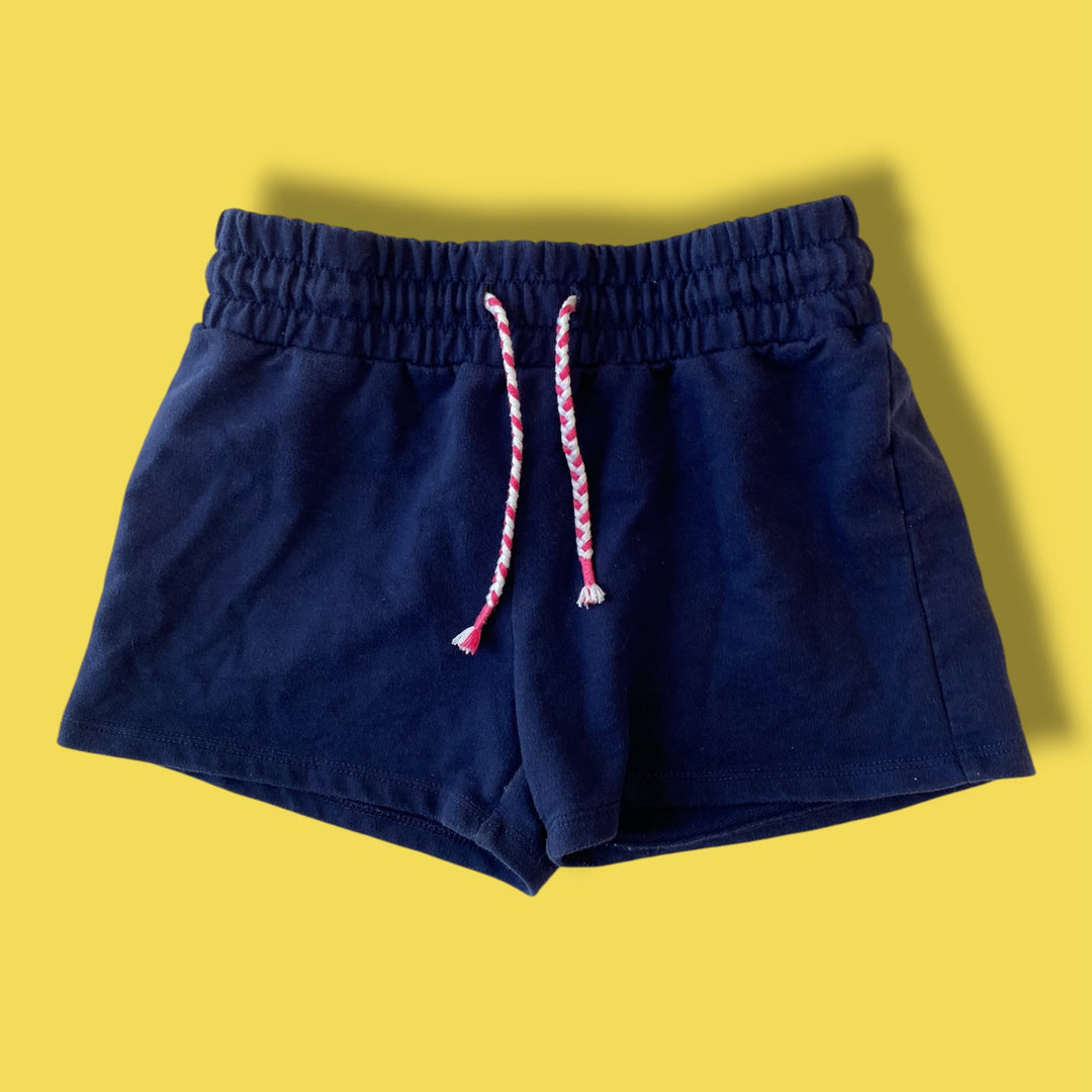 blue joe shorts, 7/8y