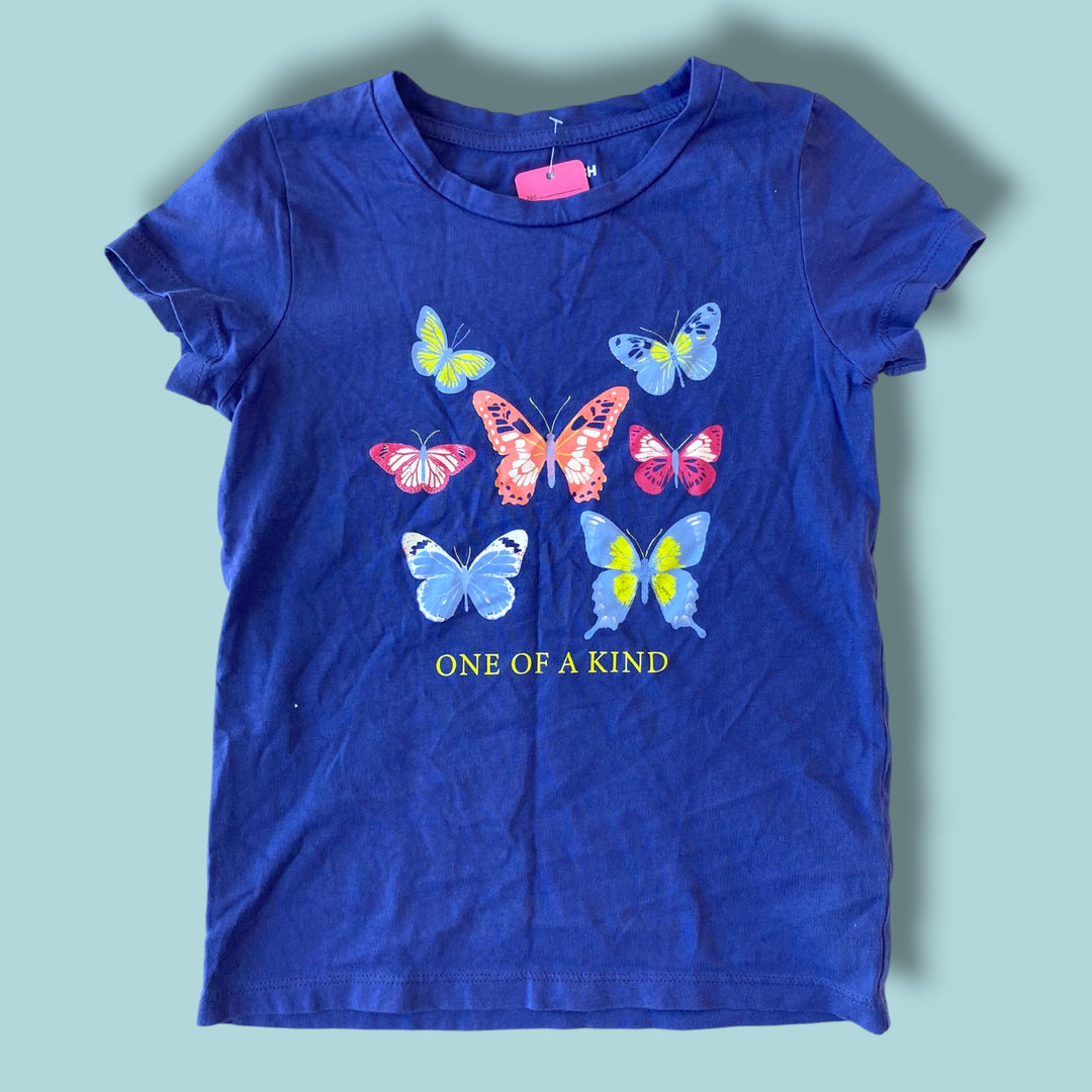 blue joe tee, 7/8y
