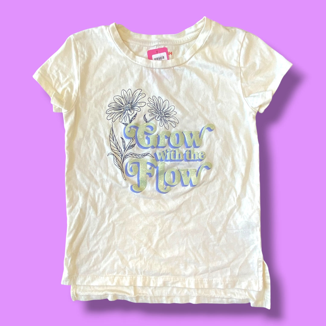 white joe fresh t-shirt, 7/8y