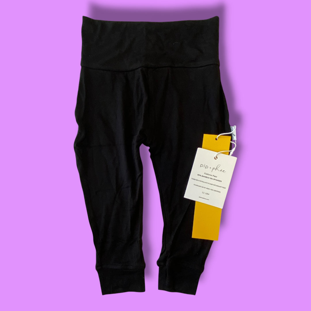 Black pip&amp;phee NWT Bamboo, 12-18m