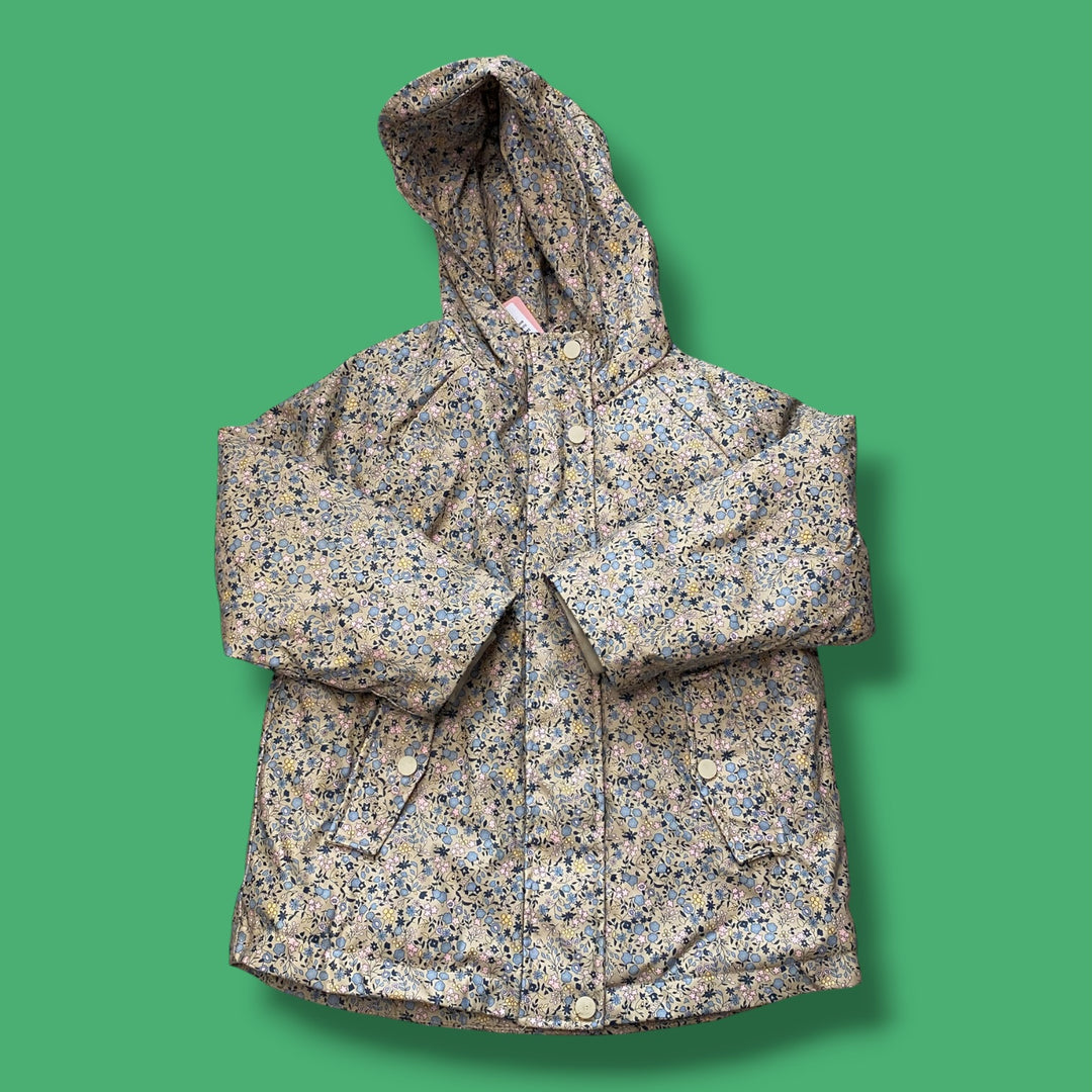 Floral Zara Lined Rain Jacket, 6Y