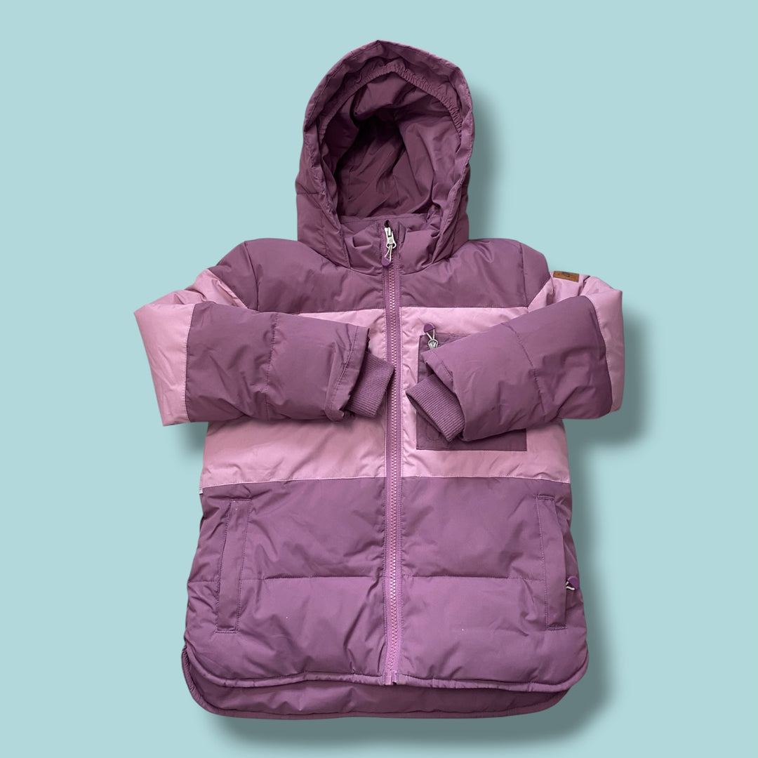 Pink/Purple Deux par Deux Winter Jacket, 6Y