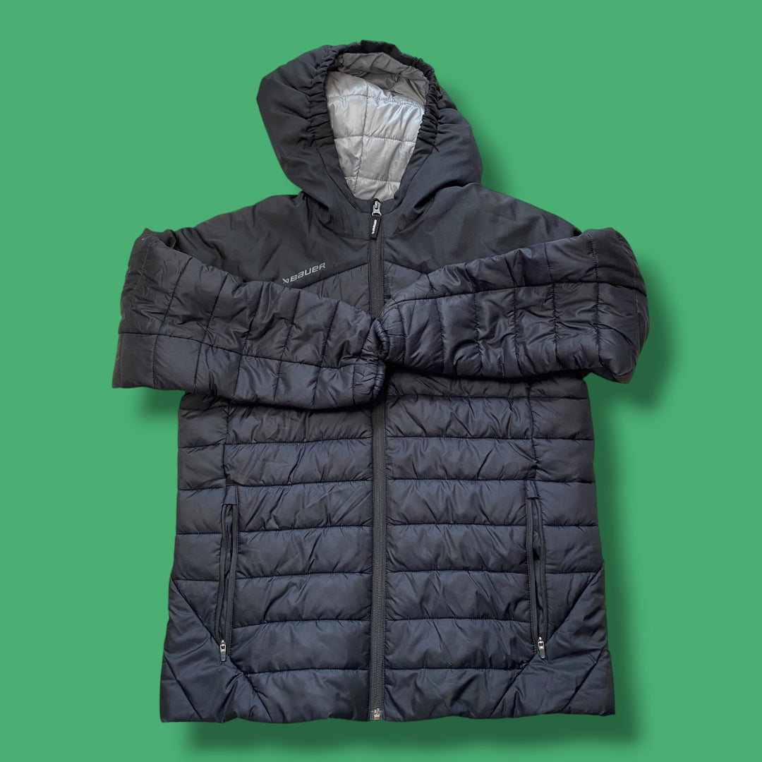 Black Bauer Puffer Jacket, 14-16Y