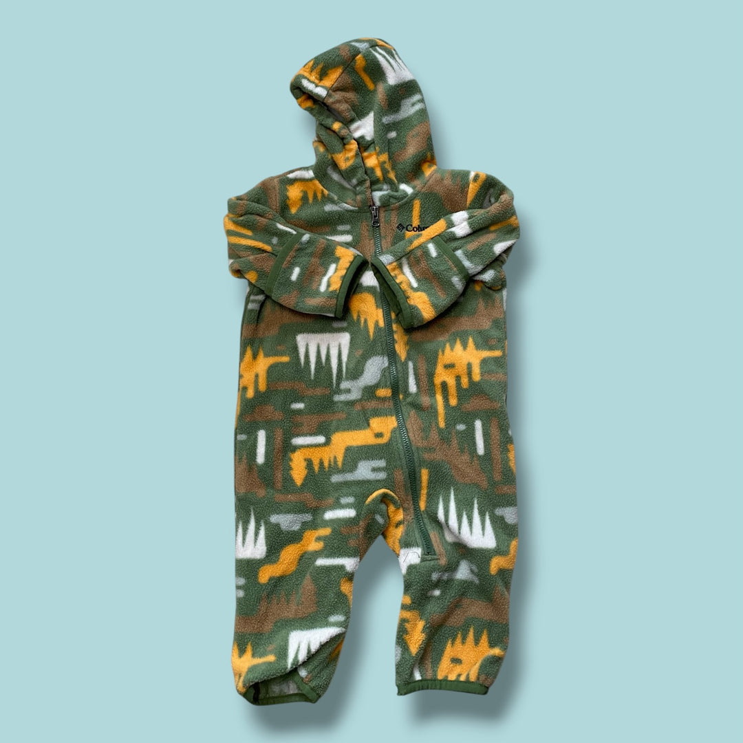 Green Columbia Warmsuit, 3-6m