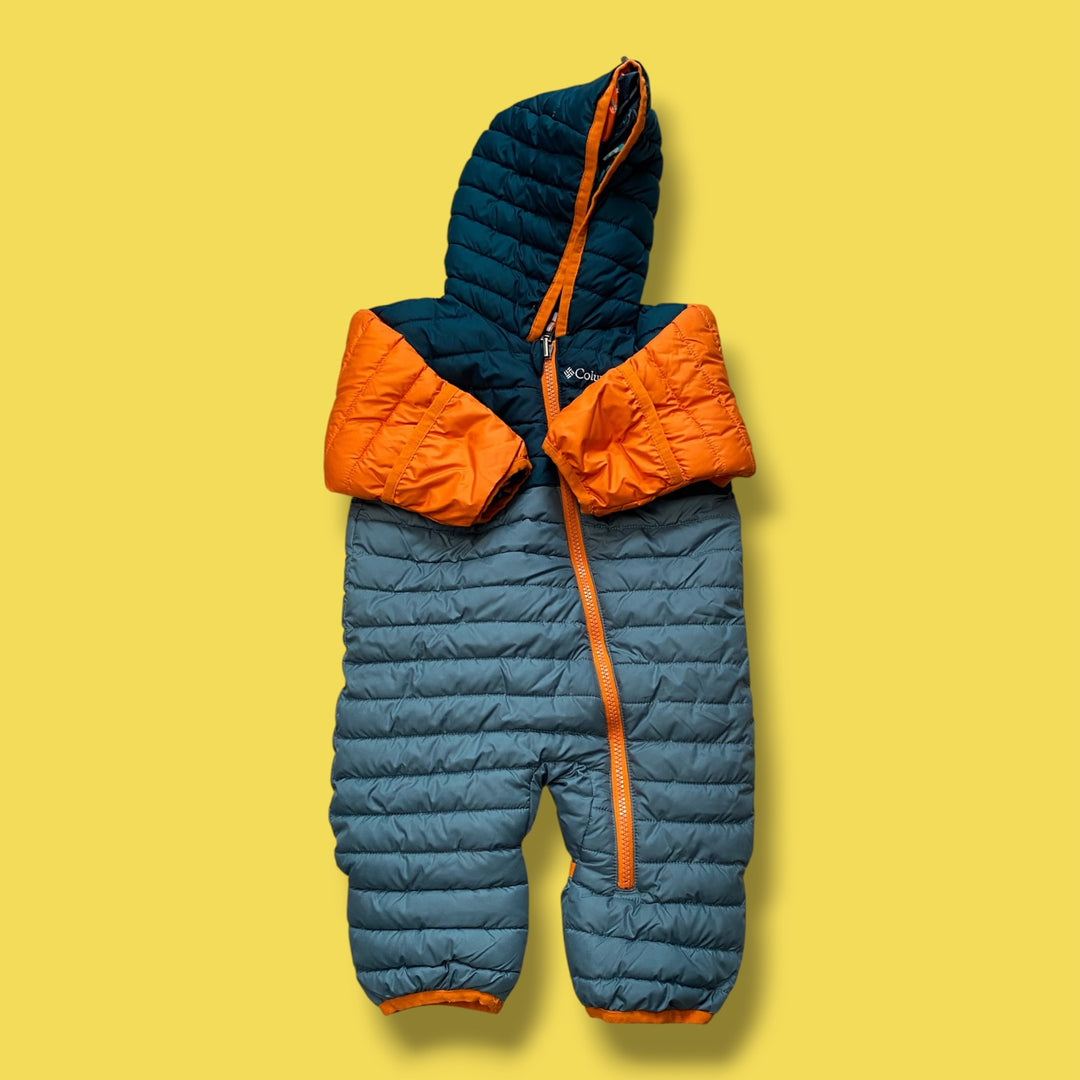 Blue/Green Columbia Snowsuit, 6-12m