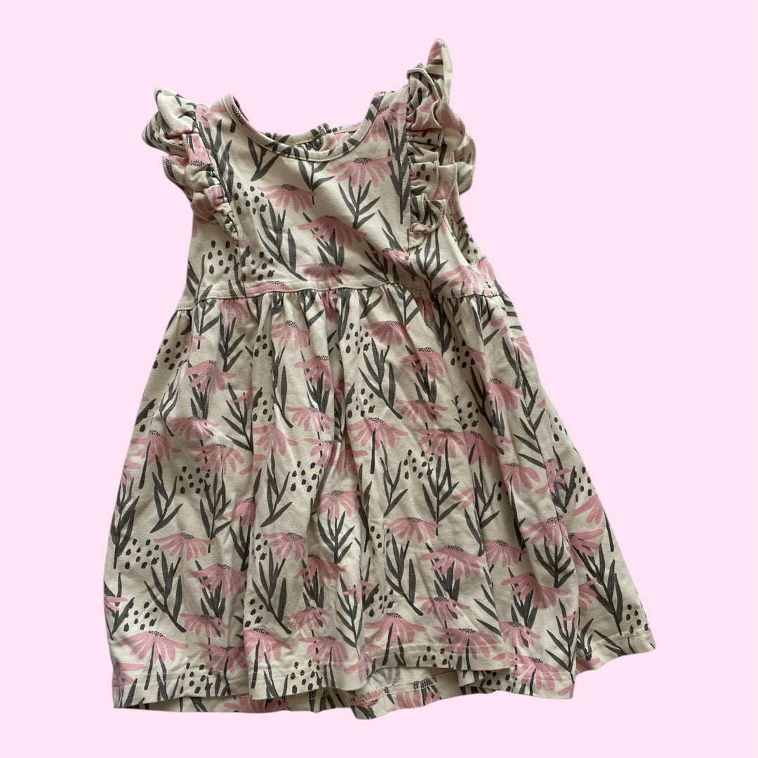 Pink Coccoli flower dress, 2Y