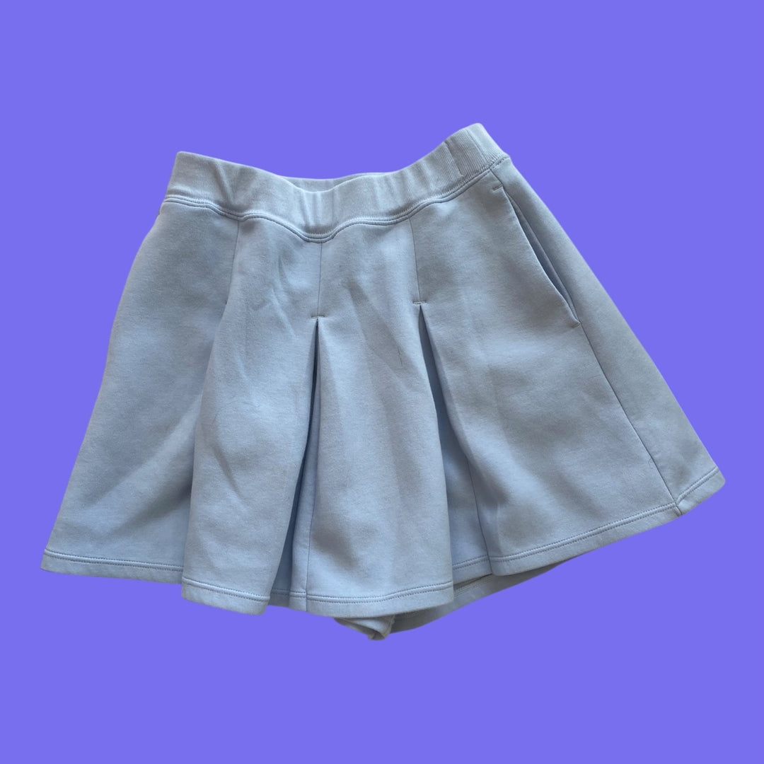 blue unqlo skort, 9-10y