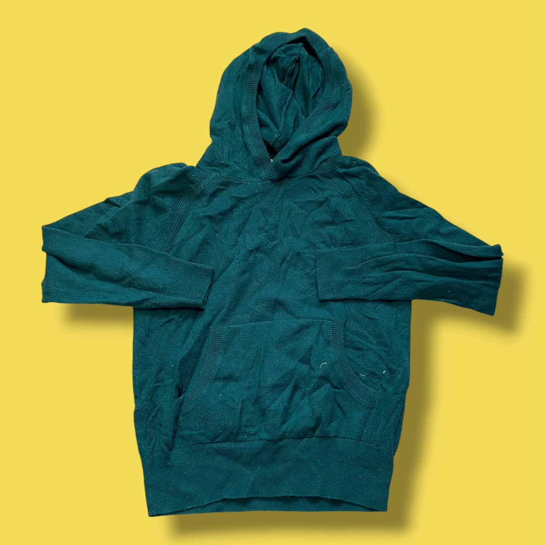 green gap hooded sweater, 7/8y
