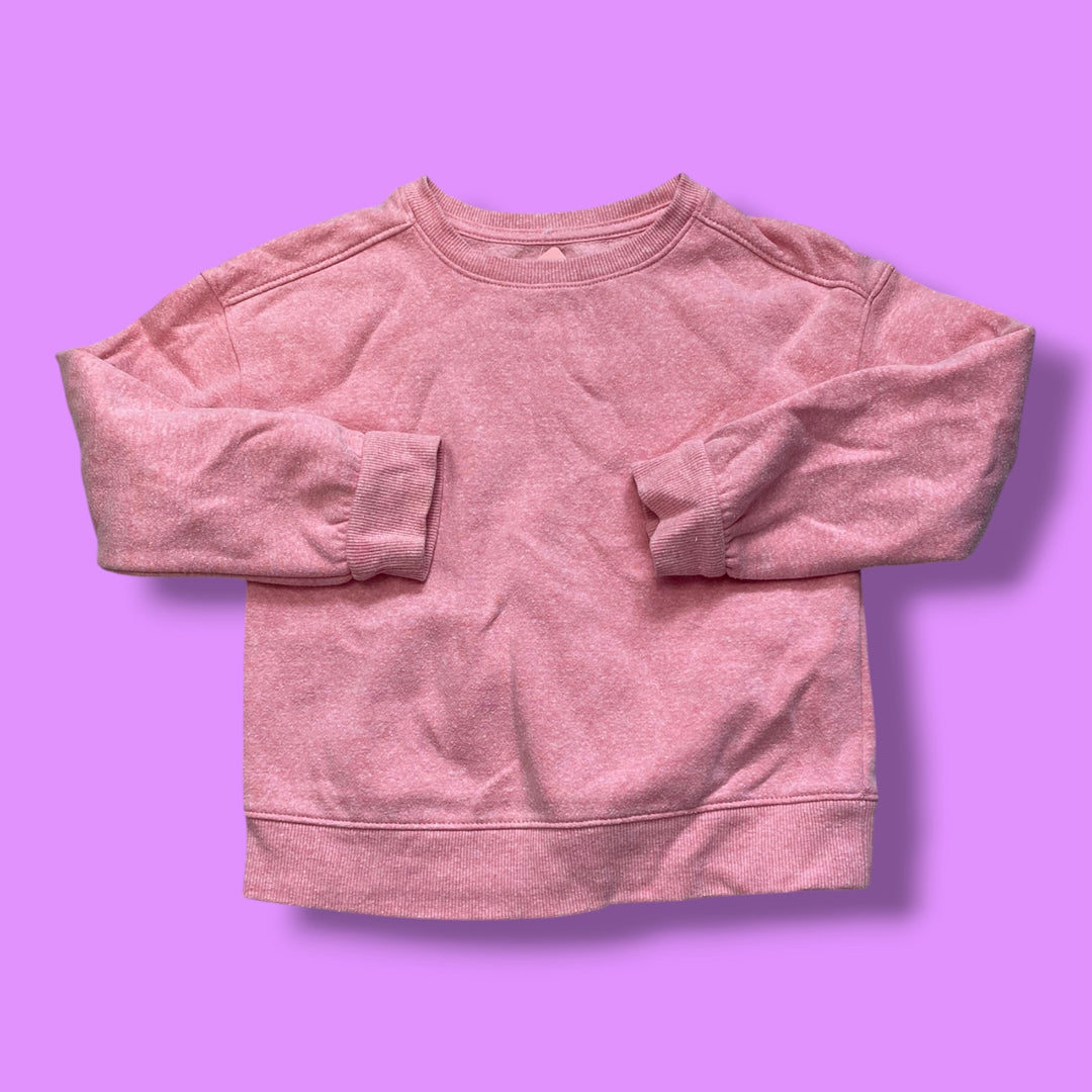 pink cat&amp;jack sweatshirt, 4/5y