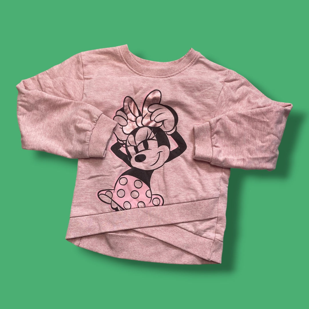 pink disney sweatshirt, 5y