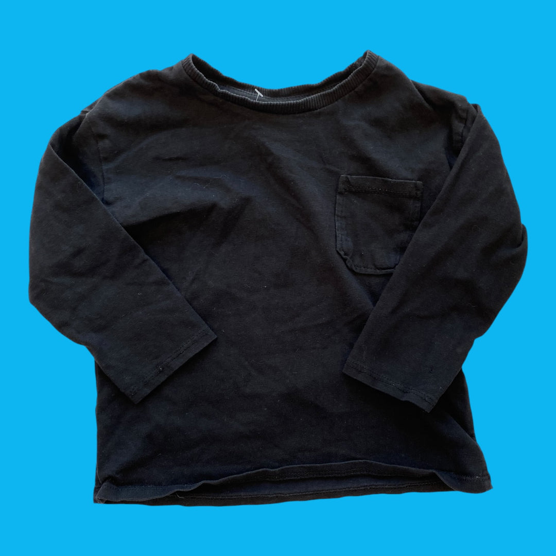 black Zara long sleeve, 18-24m