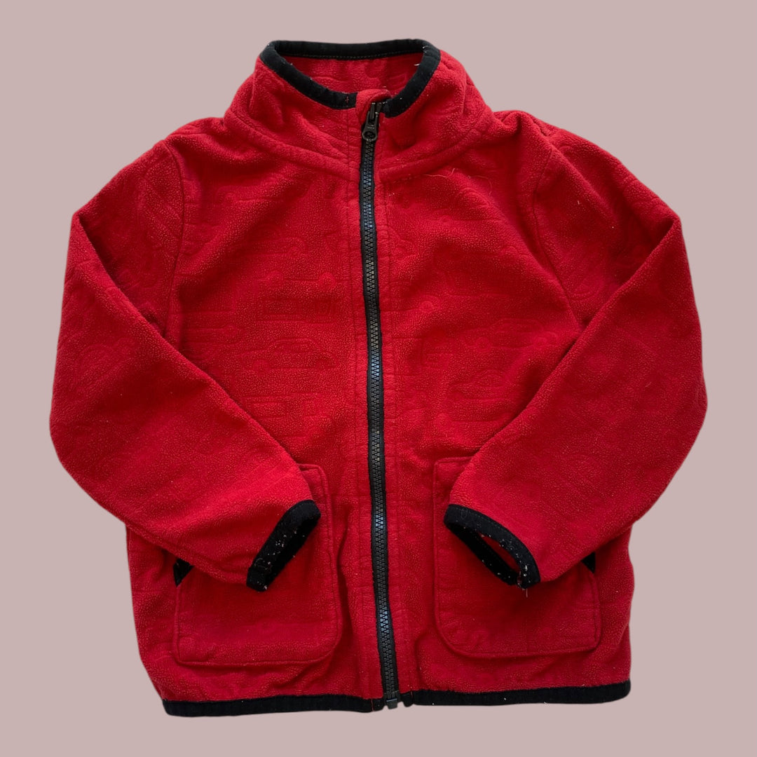 red Joe Fresh fleece zip, 18-24m