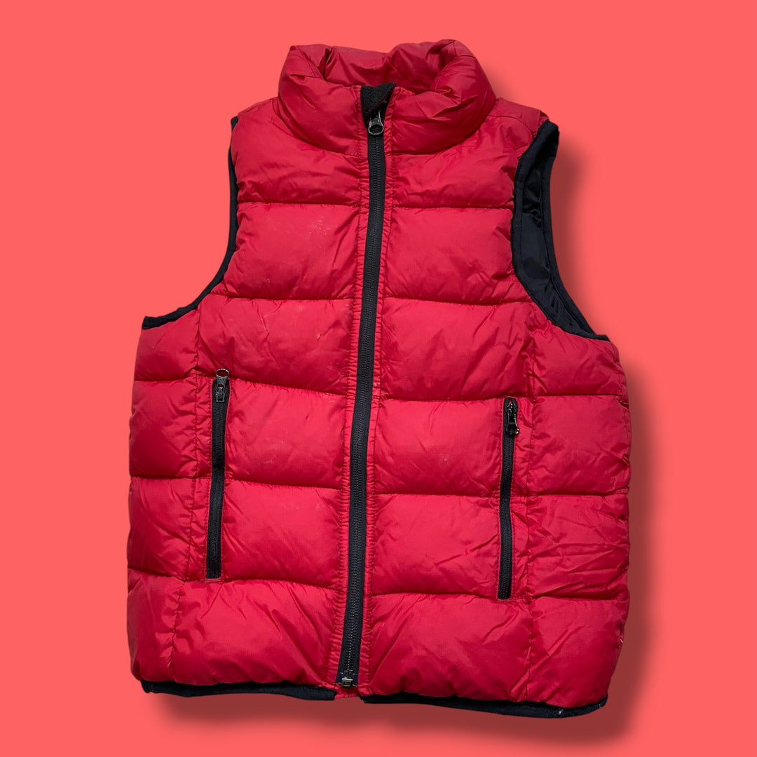 red gap padded vest, 4/5