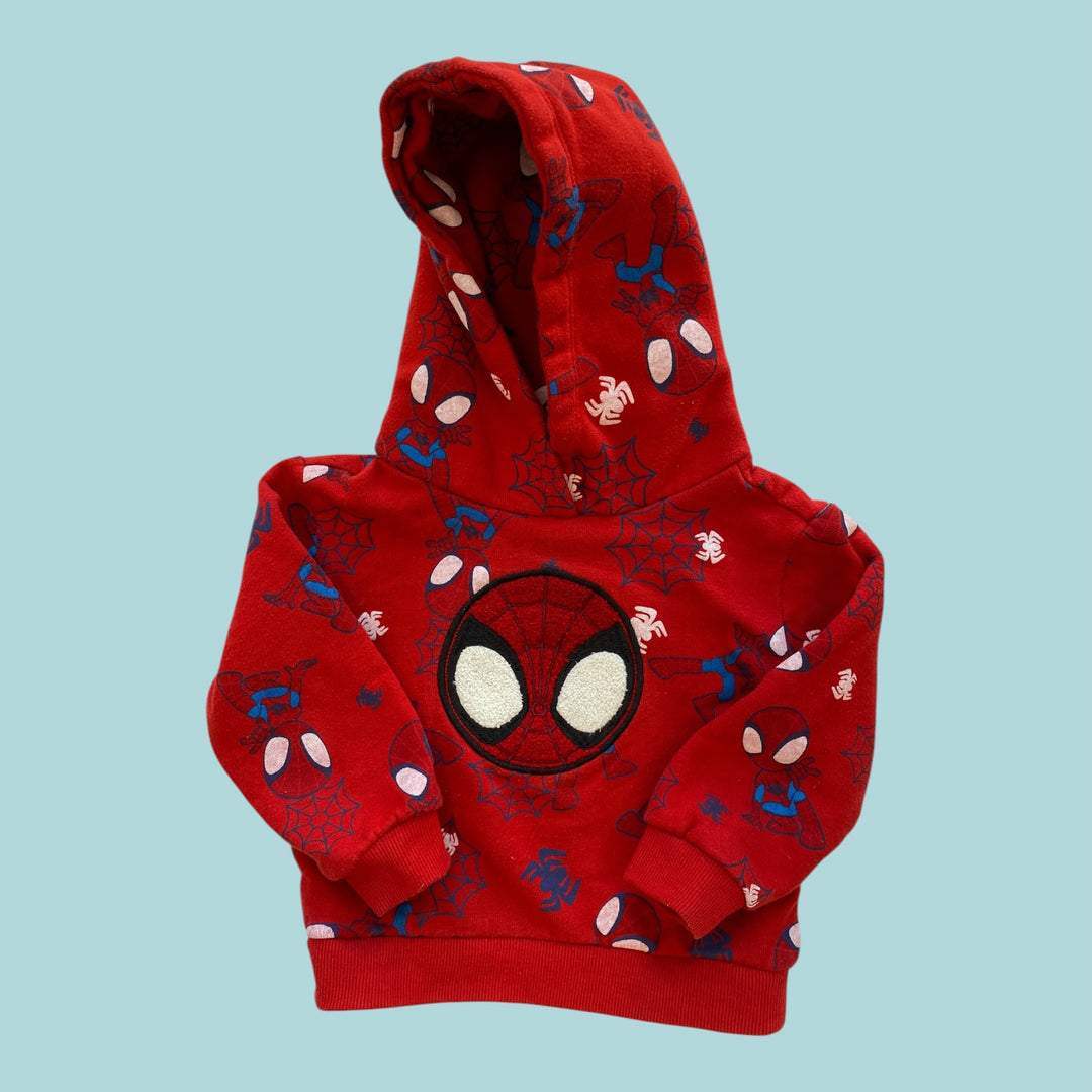 red joe fresh spiderman sweatshirt, 2y