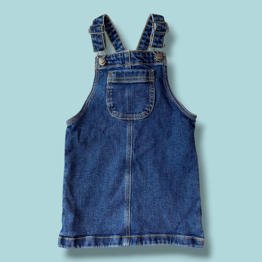 navy joe fresh denim skirtall, 4Y