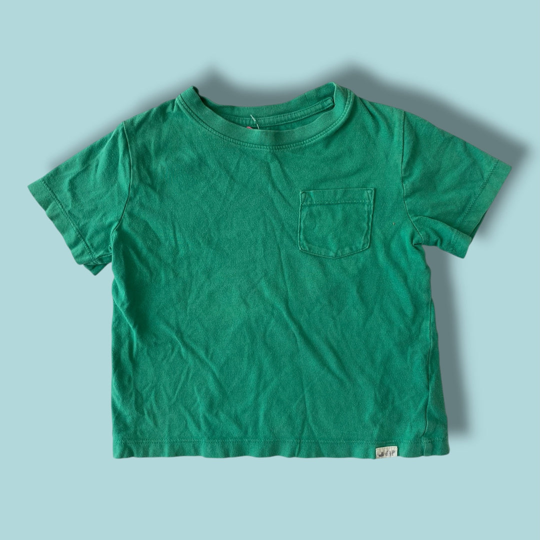 Green Gap pocket tee, 4Y