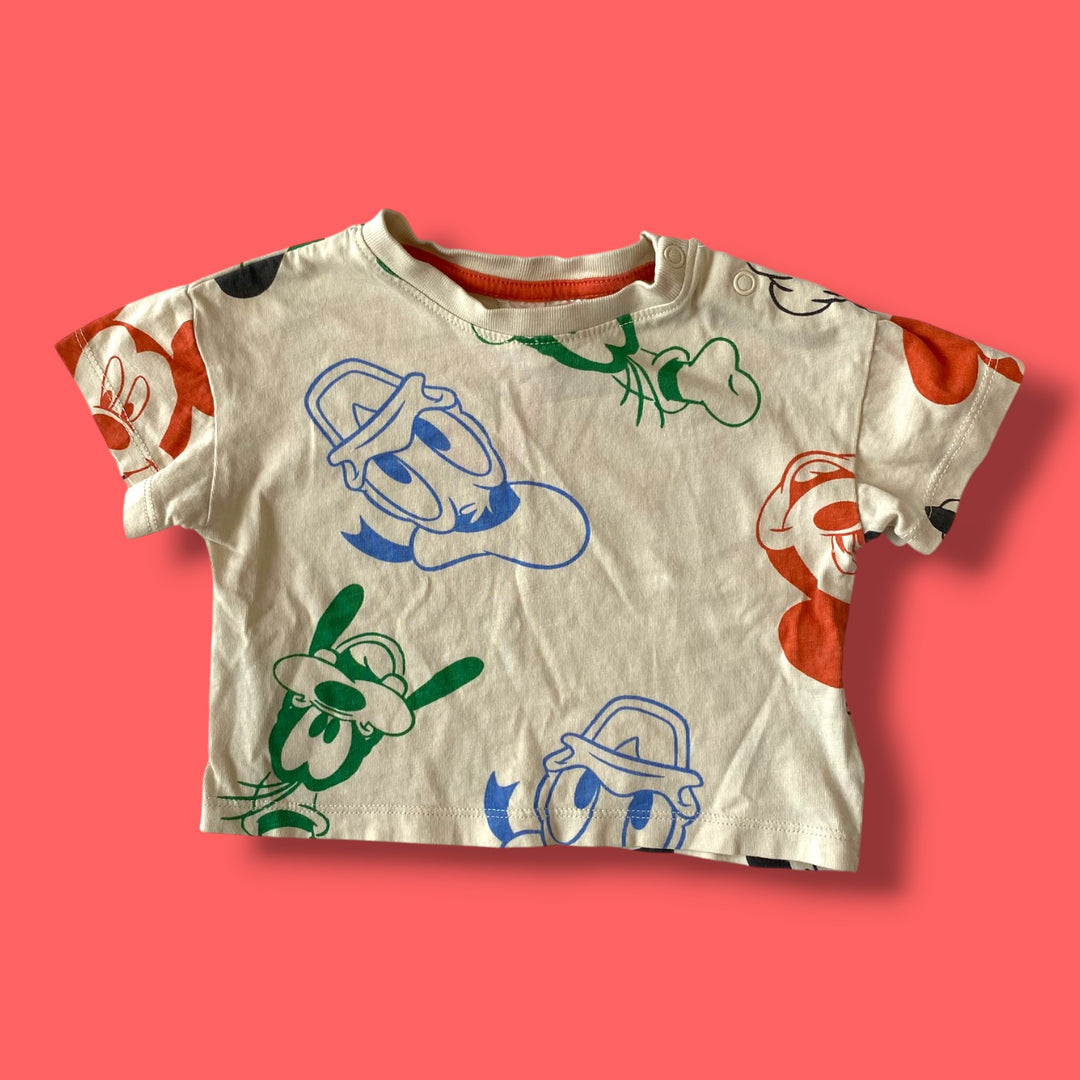 multi H&amp;M disney tee, 6m