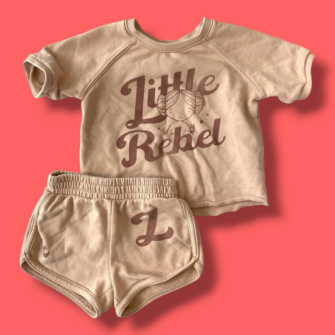 pink Gap X star wars as is-marks- sweats set, 18-24m
