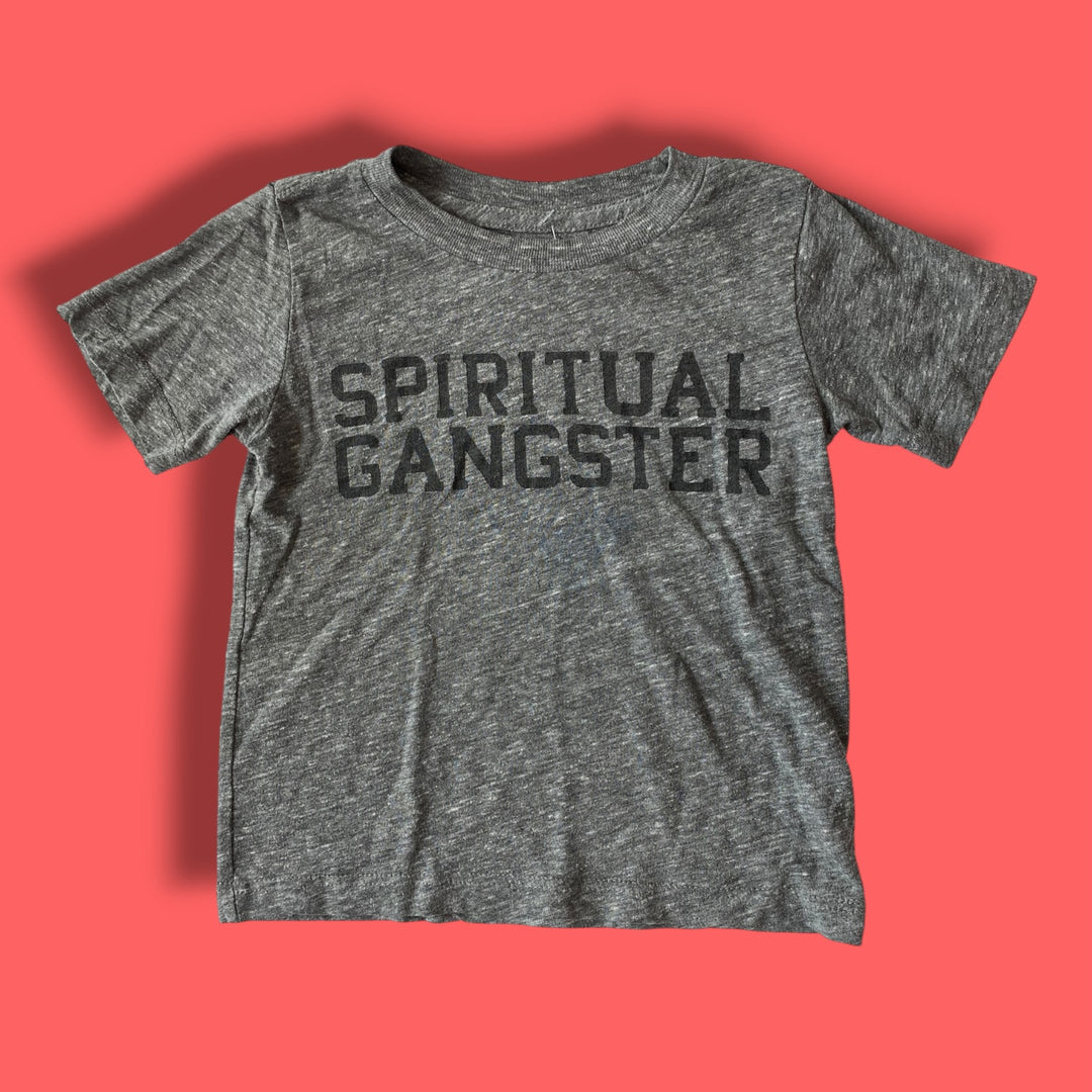 grey spiritual gangster  tee, 2Y