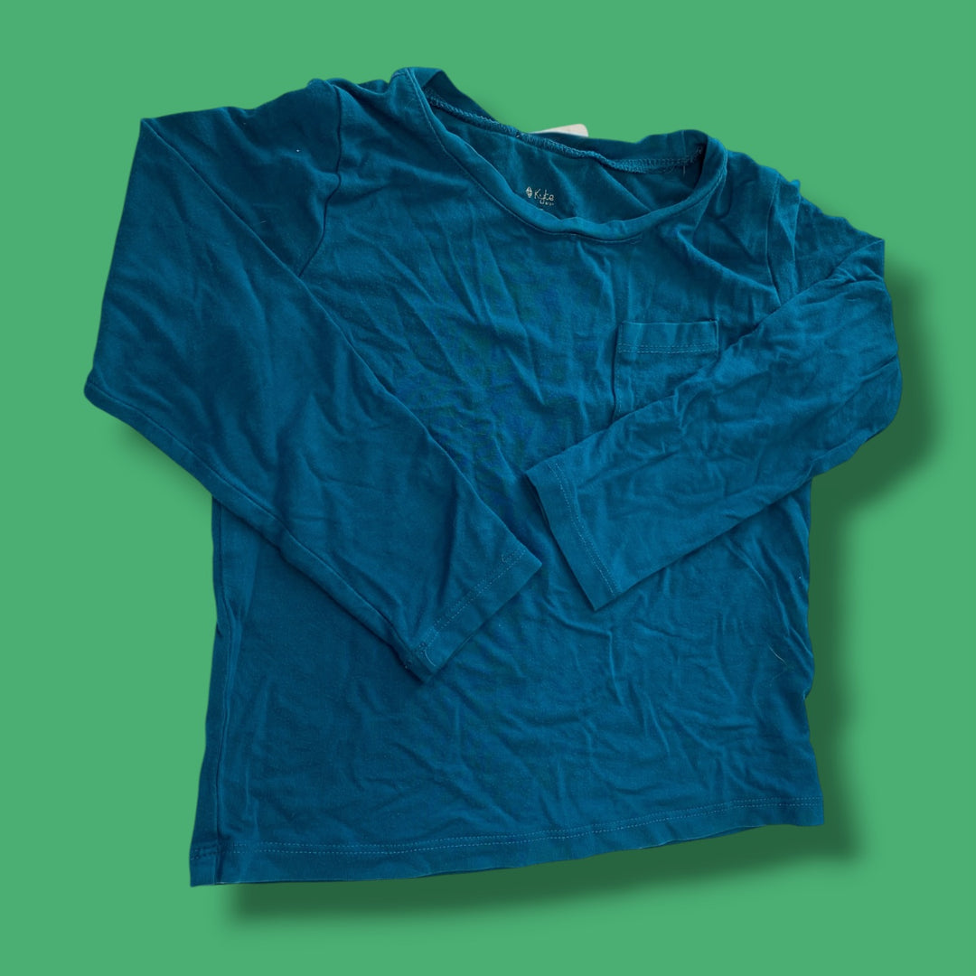 blue kyte as is-threads long sleeve, 4Y