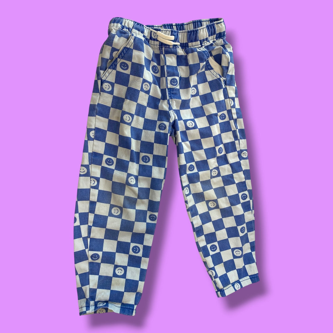 Blue Old Navy Barrel Jean, 4Y