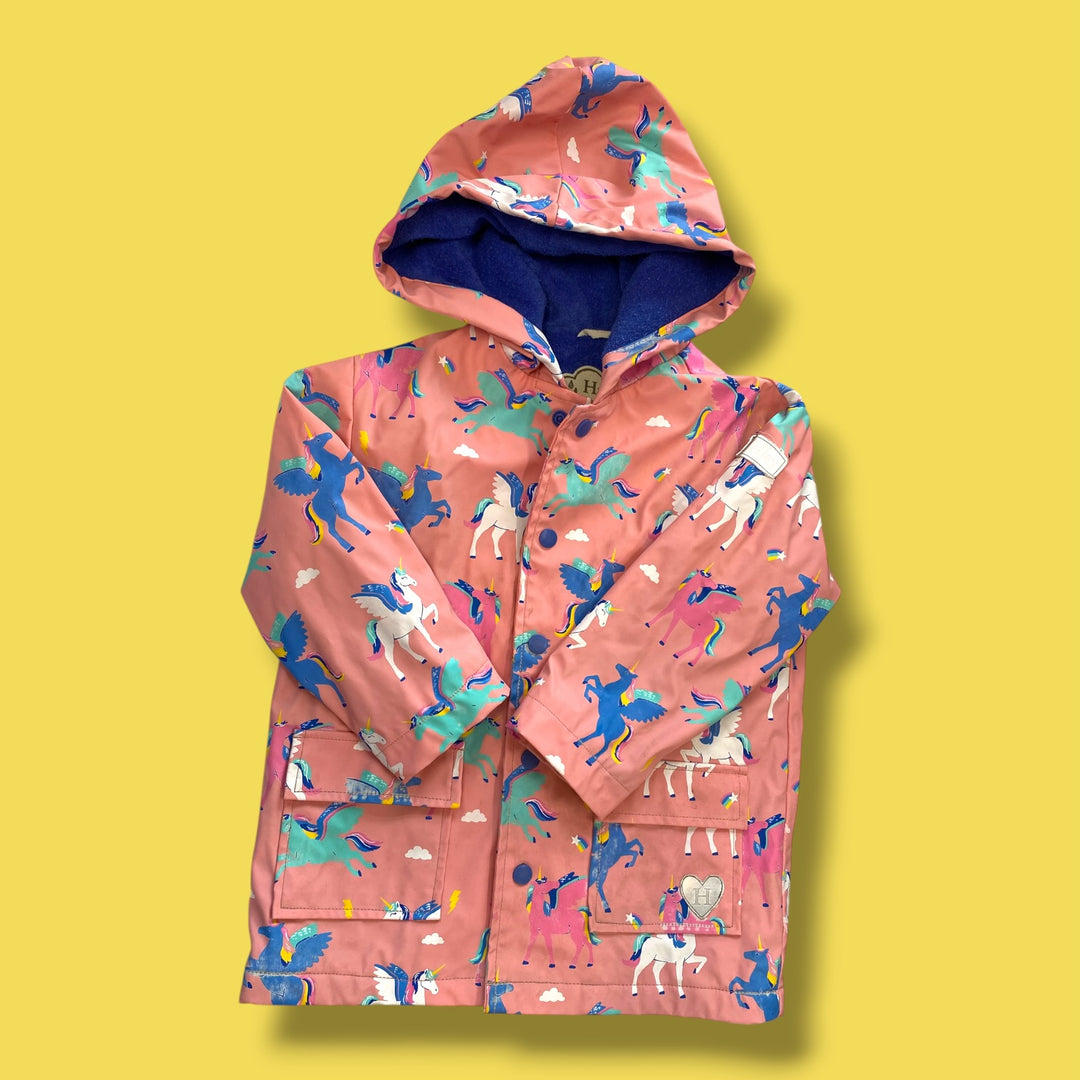 Pink Hately Rain Jacket Lined, 4Y