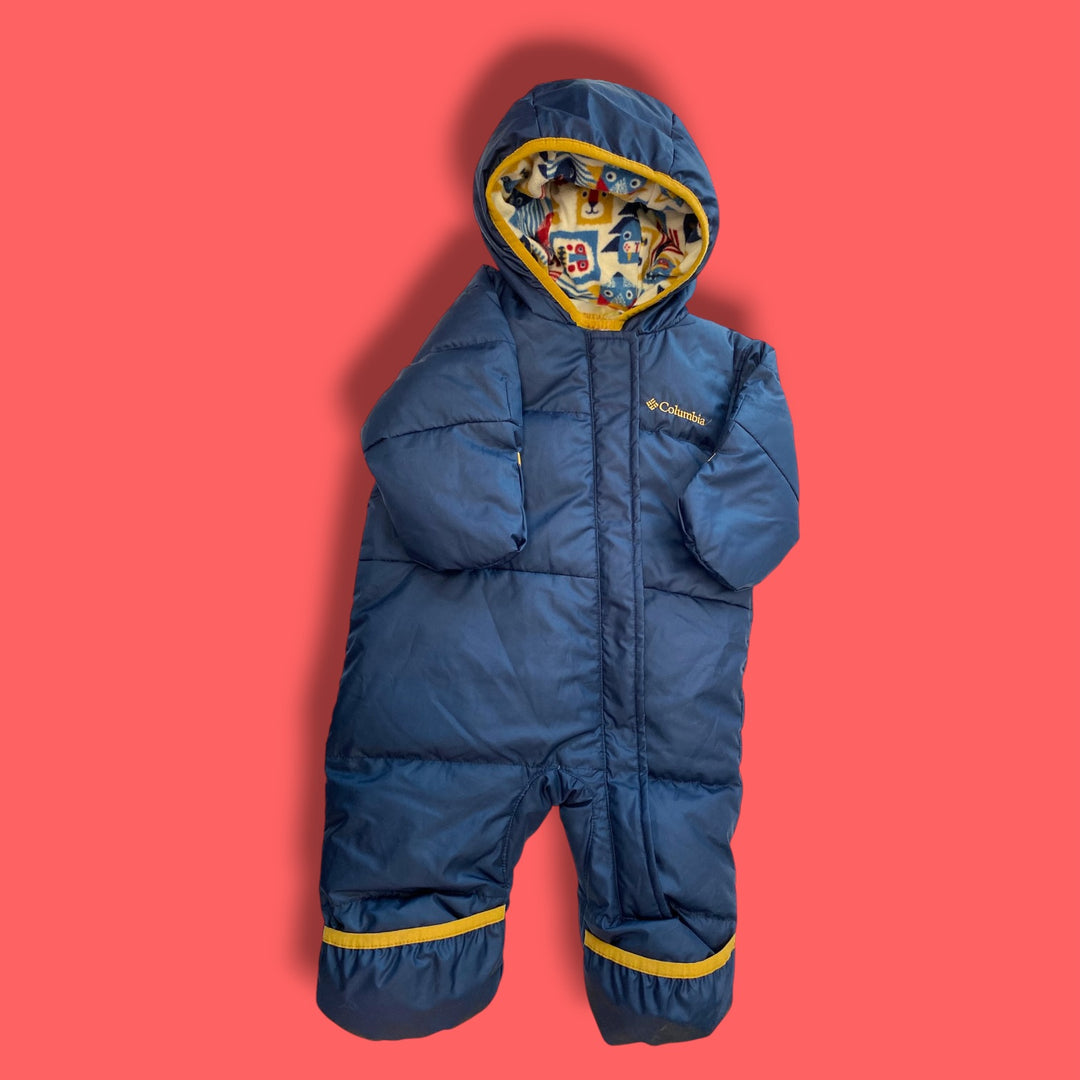 Blue Columbia Snowsuit, 3-6m