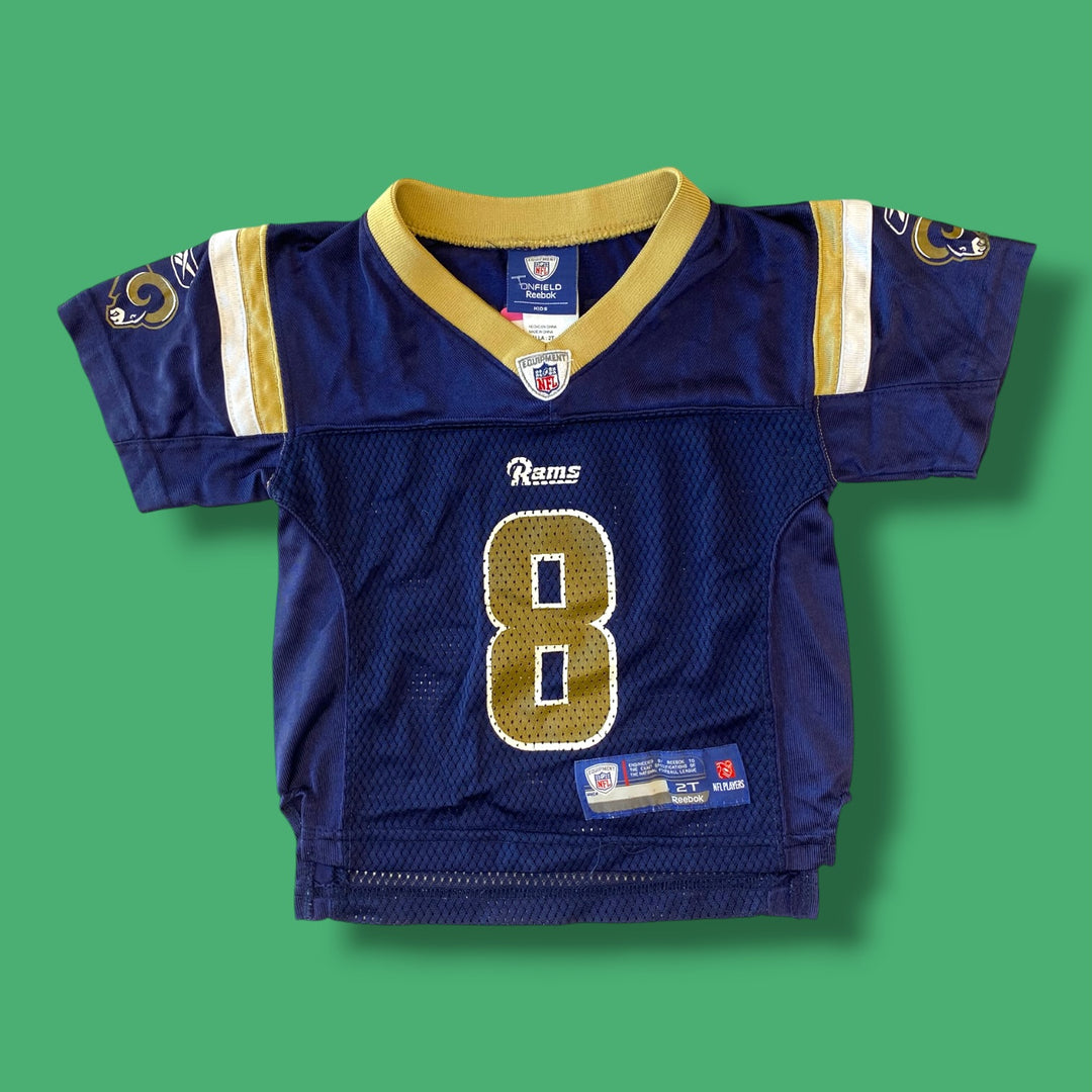 navy nfl LA rams Bradford jersey, 2Y