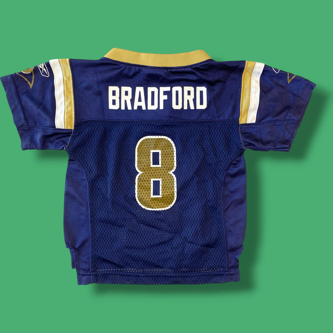 navy nfl LA rams Bradford jersey, 2Y