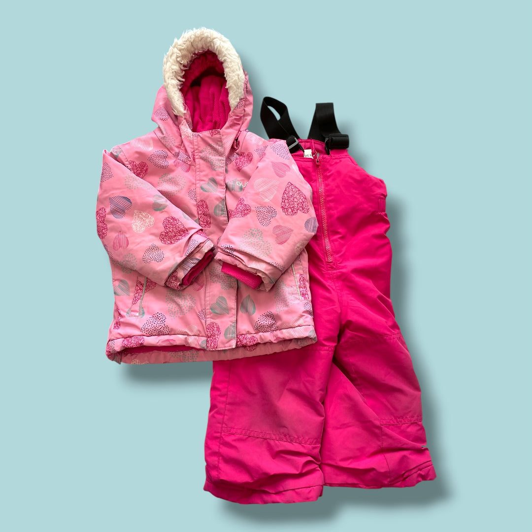 pink gusti snowsuit, 24m
