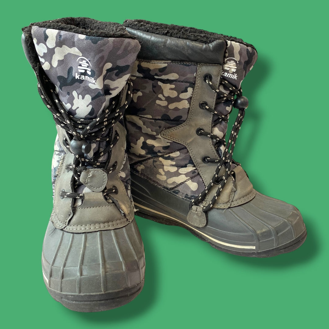 Grey kamik Winter Boots, Big 3.0