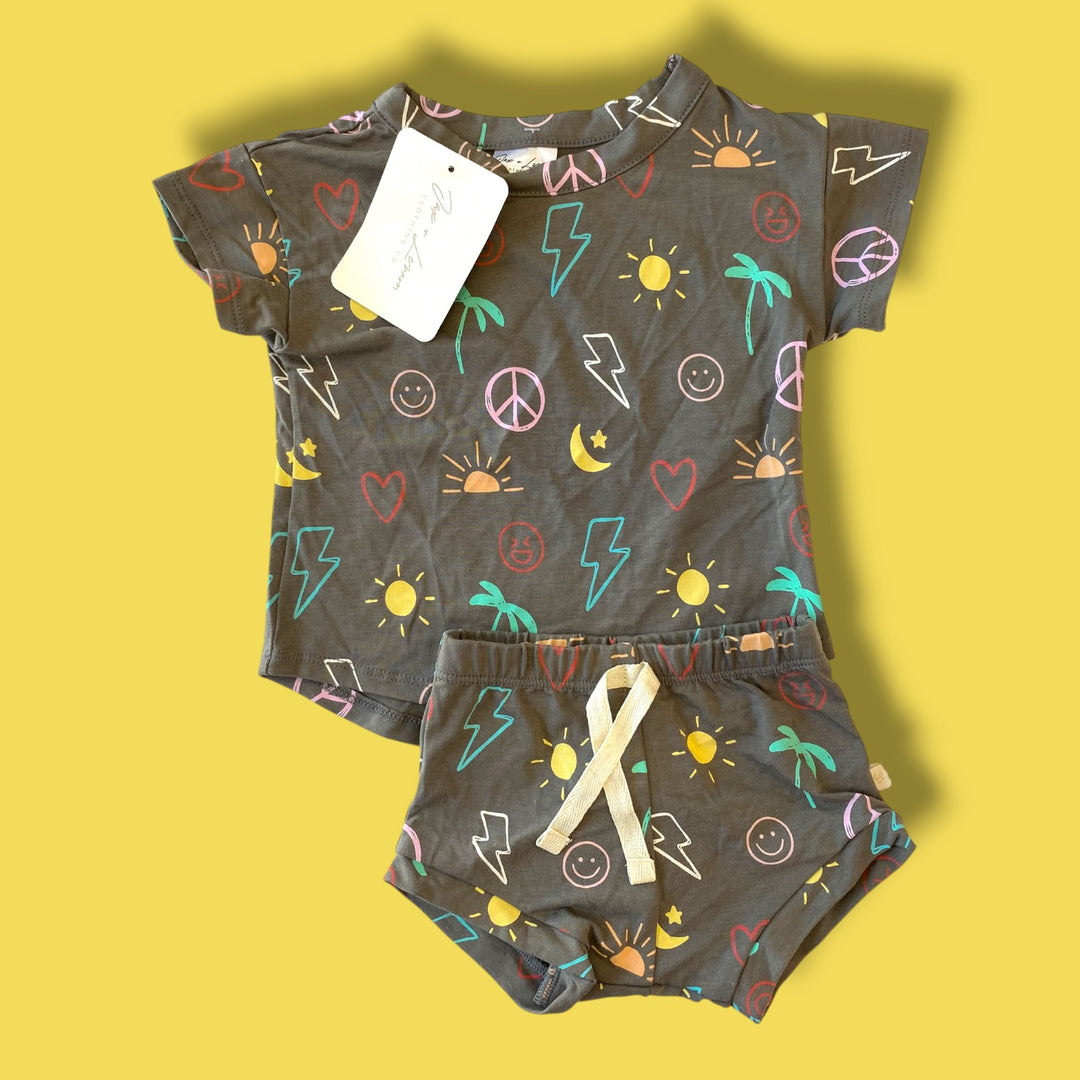 Grey Jax &amp; Lennon NWT Set, 6-12m