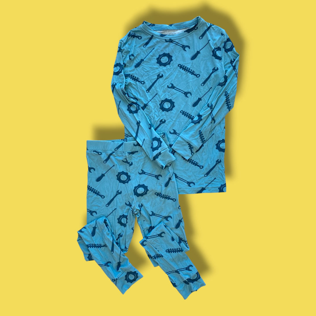 Blue Pip &amp; Phee 2 piece set, Bamboo, 4Y